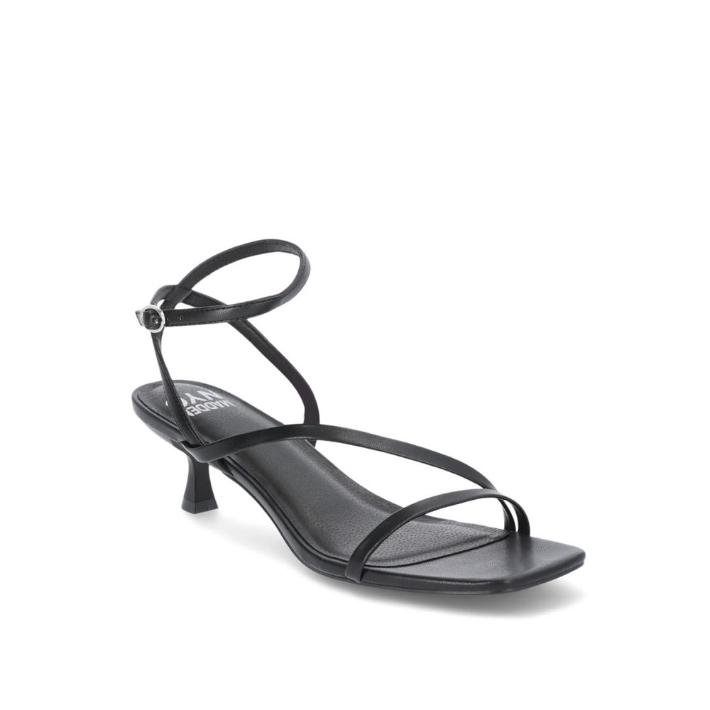 Madden NYC  Black Strappy Heels
